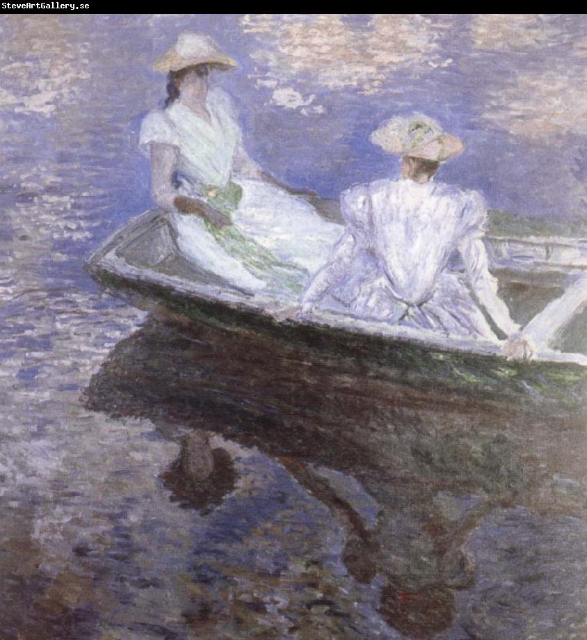 Claude Monet Young Girls in a boat